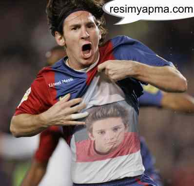 Lionel Messi Tişörtüne Fotoğrafını Koy