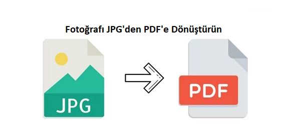 Resmi PDF Yapma – JPG PDF yapmak