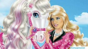 Barbie a pony tale kendi resmini yap